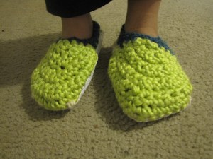 Crocheted Slippers 11.22.2012