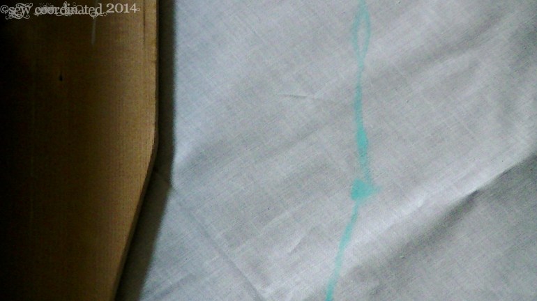 Marking the pivot point with a large dot where the board changes shape.