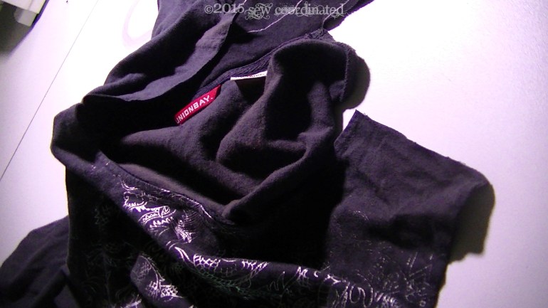 The shirt that no longer fit my son but had a beautiful print on the front