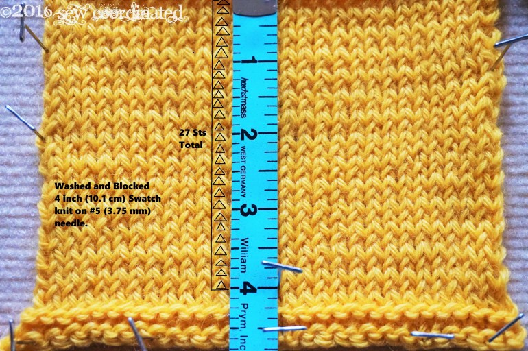 The vertical row count on the same swatch.